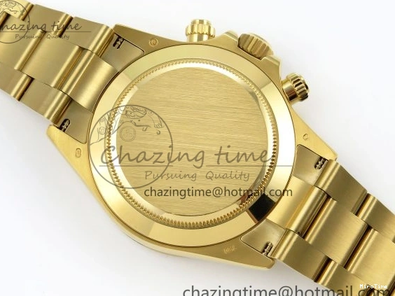 MiroTime 0104 ModernLook Daytona 116508 QF 1:1 Best Edition Green Dial on YG Bracelet SH4130 V3 (Gain Weight) 1724